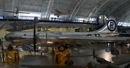 The Enola Gay, on exhibit at the National Air and Space Museum